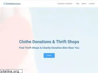 clothedonations.com