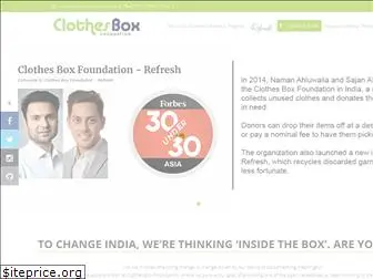 clothesboxfoundation.org