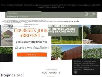 Clôture en bois pour particuliers et paysagistes Kastané