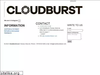 cloudburstwear.com