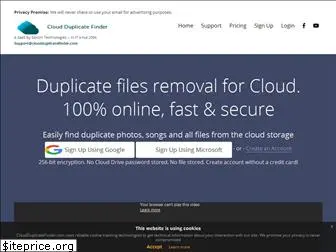 cloudduplicatefinder.com