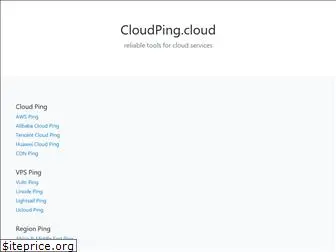 cloudping.cloud