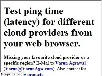 cloudpingtest.com