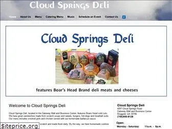 cloudspringsdeli.com