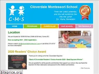 cloverdalemontessori.com