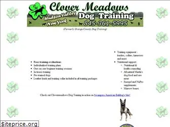 clovermeadowsdogtraining.com