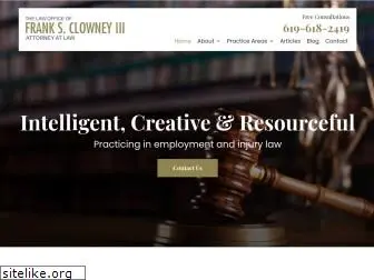 clowneylaw.com