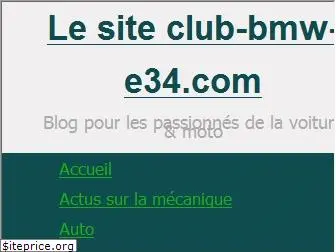 club-bmw-e34.com