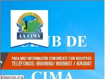 clubdegolflacima.com