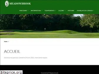 clubdegolfmeadowbrook.com