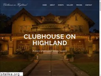 clubhouseonhighland.com