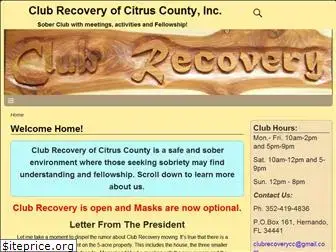 clubrecoveryofcitruscounty.com