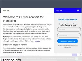 clusteranalysis4marketing.com