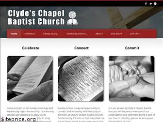 clydeschapelbaptist.org
