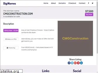 cmgconstruction.com