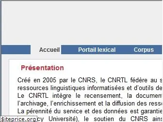 cnrtl.fr