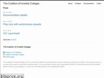 coalitionofinvisiblecolleges.org