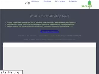 coalpolicytool.org