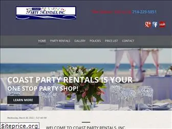 coastpartyrents.com