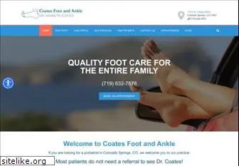 coatesfootandankle.com