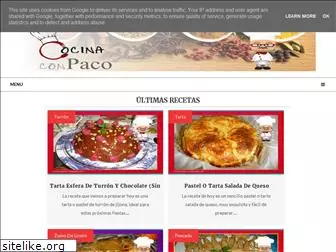 cocinaconpaco.com