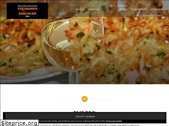 cocinandoporsanlucar.com