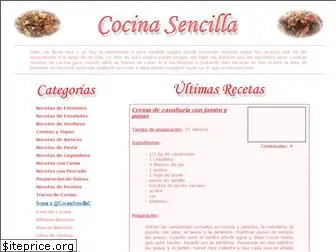 cocinasencilla.com