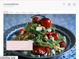 cocinayletras.com