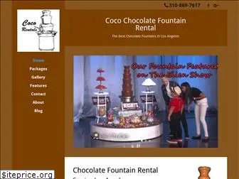 cocochocolatefountainrental.com