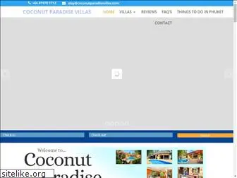 coconutparadisevillas.com