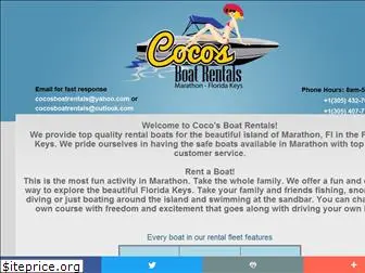 cocosboatrentals.com