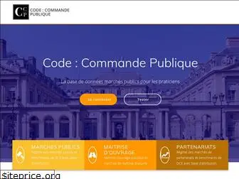 code-commande-publique.com