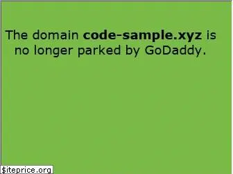 code-sample.xyz