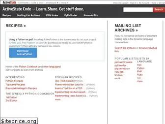 code.activestate.com
