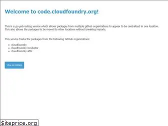 code.cloudfoundry.org