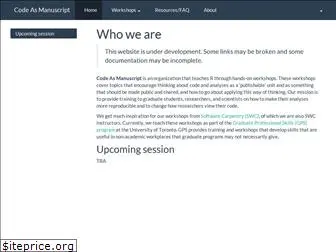www.codeasmanuscript.org