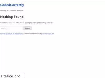 codedcorrectly.com