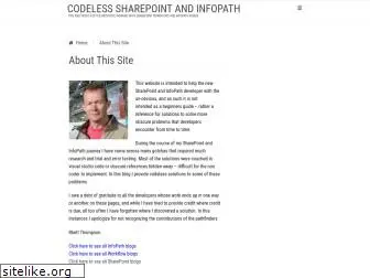 codelesssharepointinfopath.com