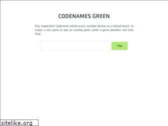 codenamesgreen.com