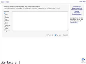 codepad.org