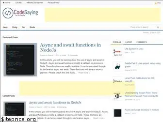 codesaying.com