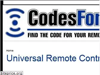 codesforuniversalremotes.com