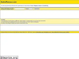 codespostaux.com