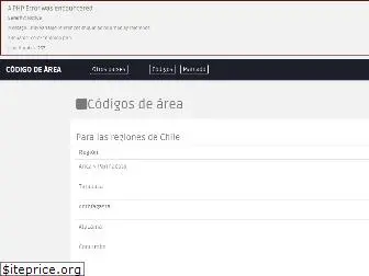 codigodearea.cl
