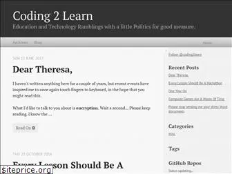 coding2learn.org