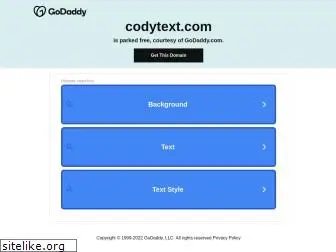 codytext.com