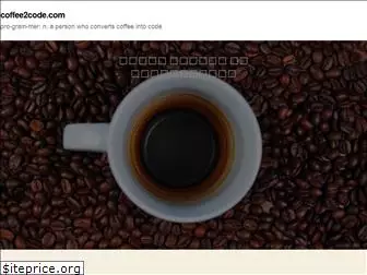 coffee2code.com