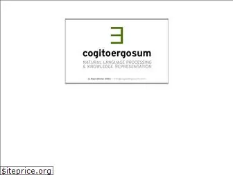 cogitoergosum.com