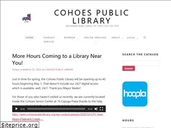 cohoespubliclibrary.org