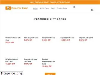 coinforcard.com